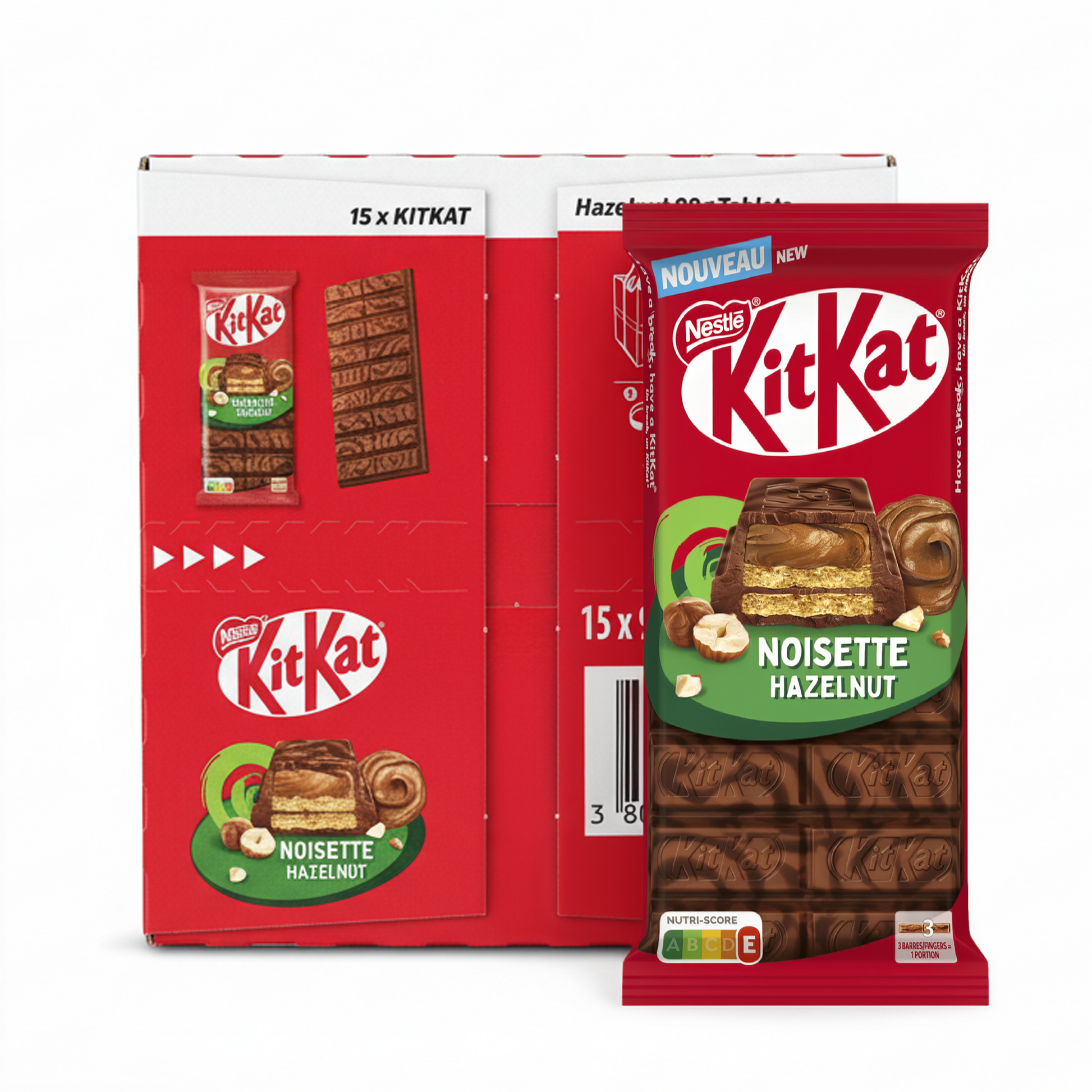 Tablette Kitkat noisette (15x 99g)