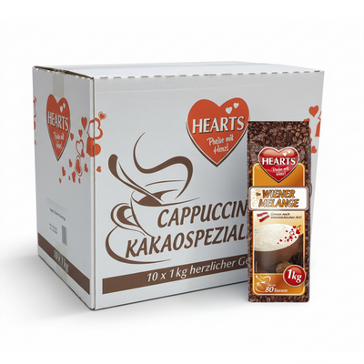 Mélange de saucisses cappuccino coeurs (10x 1000gr)
