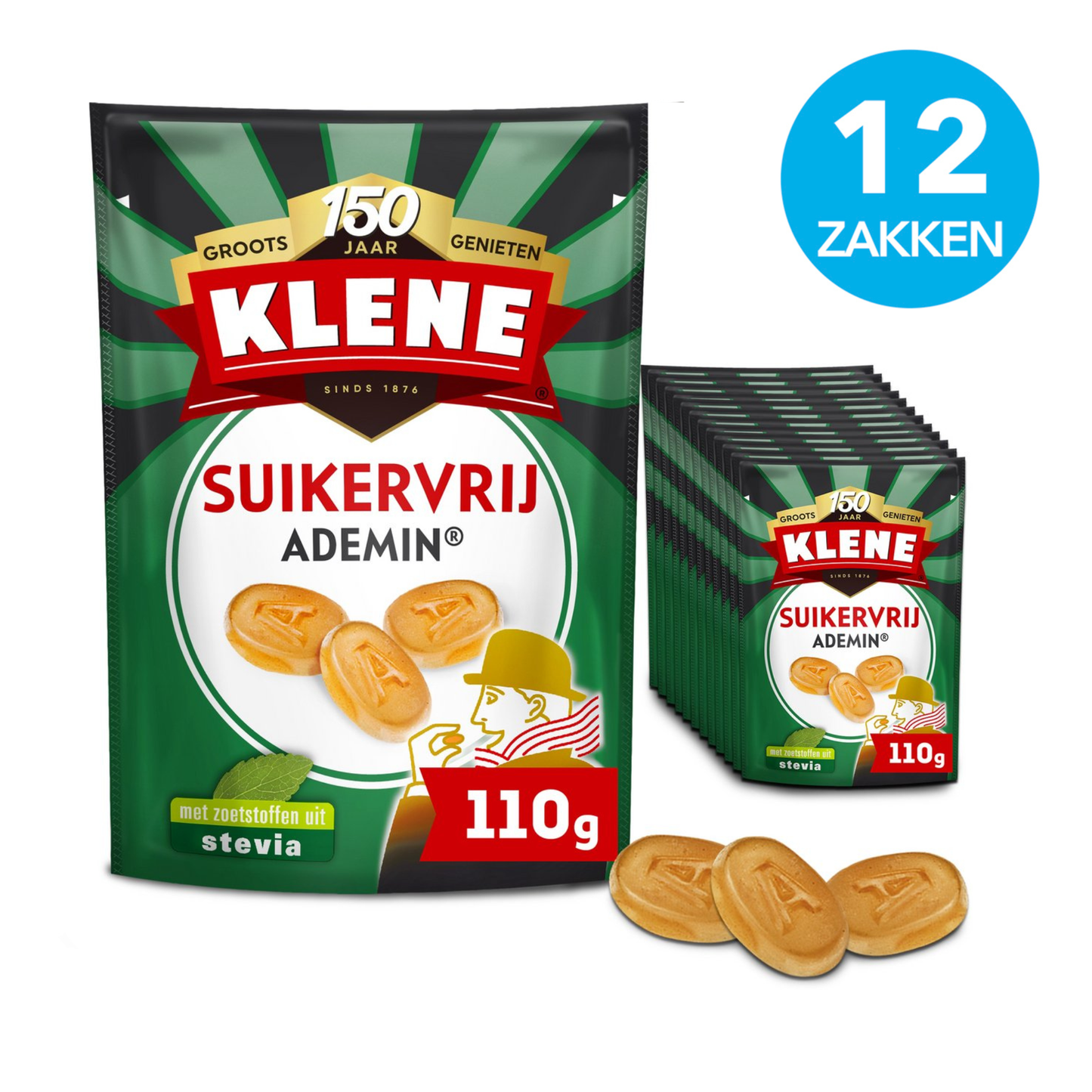 Adamin au miel d'eucalyptus sans sucre Klene (12x110gr)