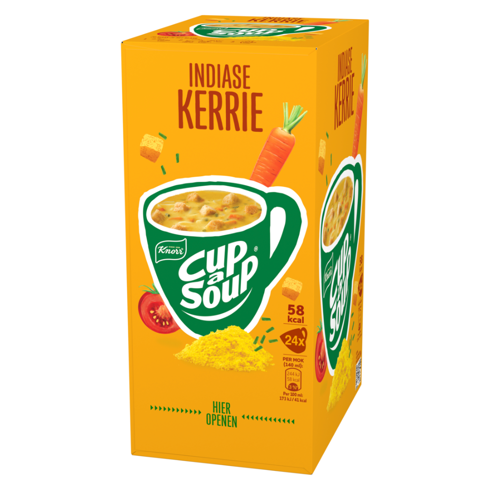 Curry indien Knorr cup-a-soupe (24x 140ml)
