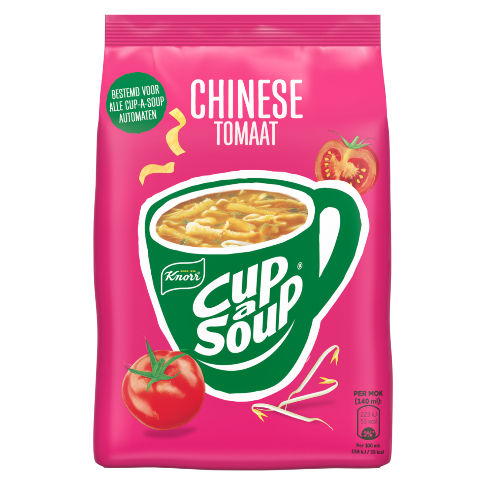 Knorr Cup-a-Soup distributeur de tomates chinoises (4 sacs)