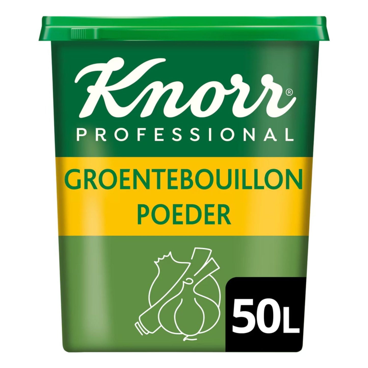 Bouillon de légumes Knorr sans gluten (50 litres)