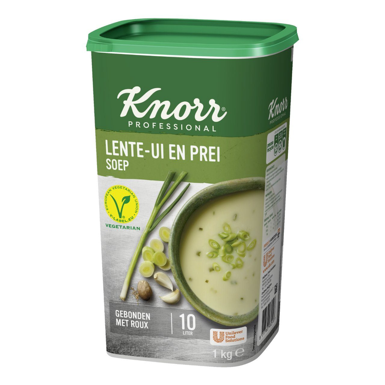 Soupe aux oignons nouveaux et poireaux Knorr (10 litres)