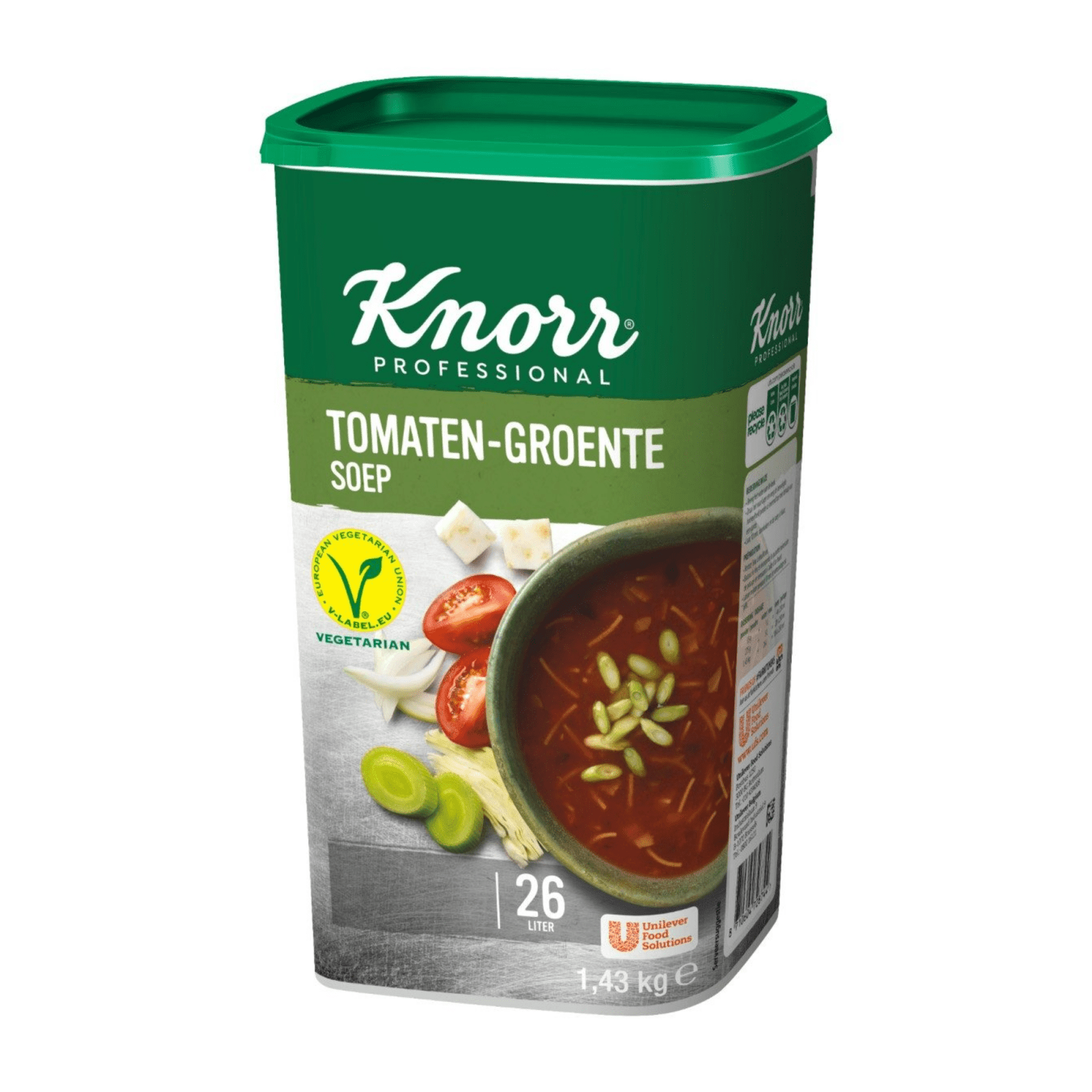 Soupe tomates-légumes Knorr (26 litres)