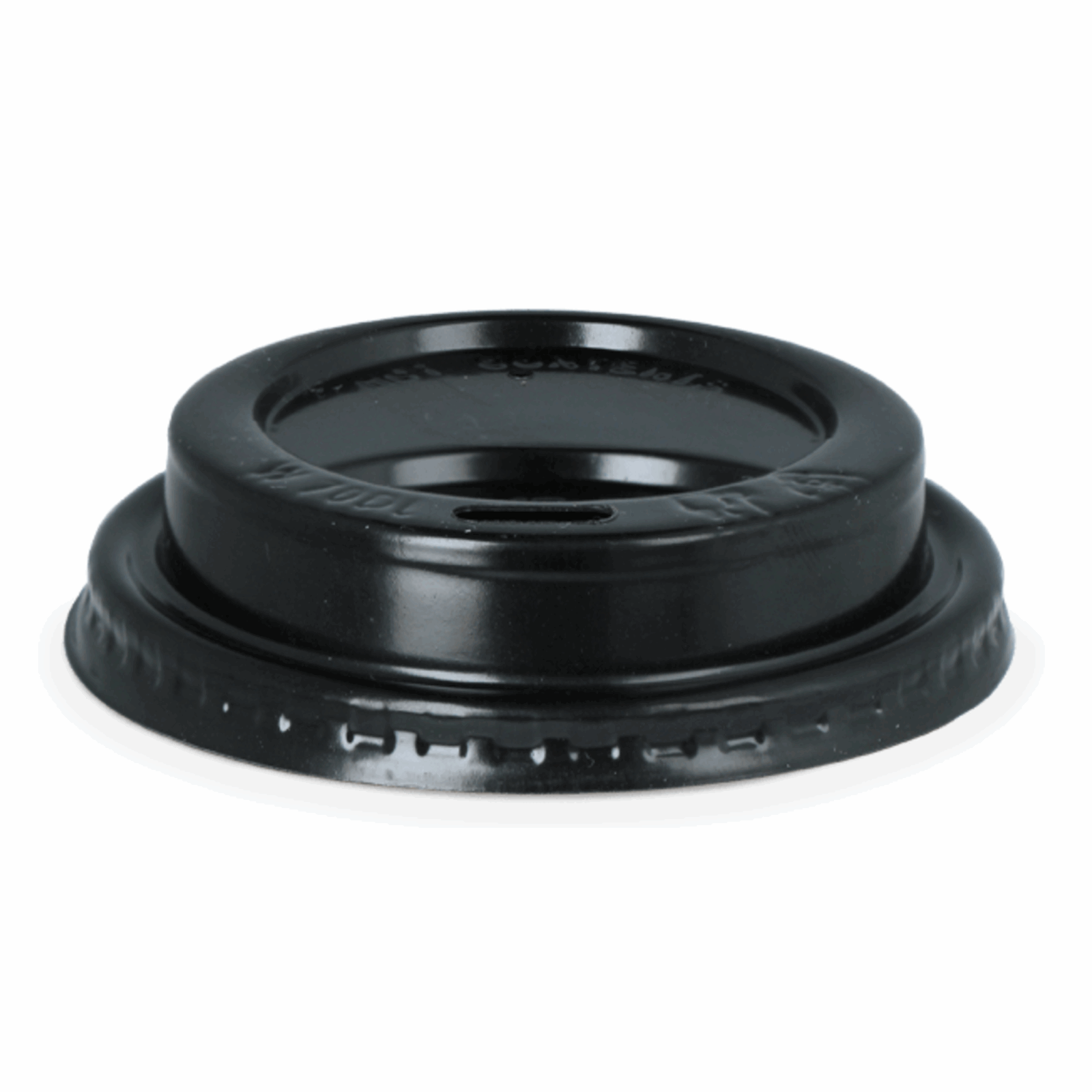 Couvercles pour tasses à café to go black 70mm (100 pièces)
