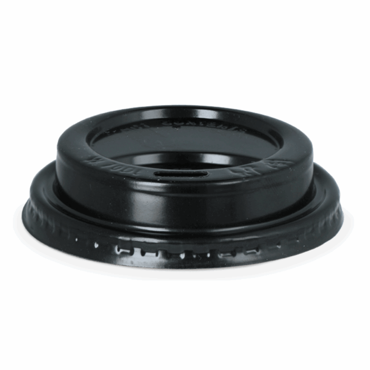 Couvercles pour tasses à café to go black 70mm (100 pièces)