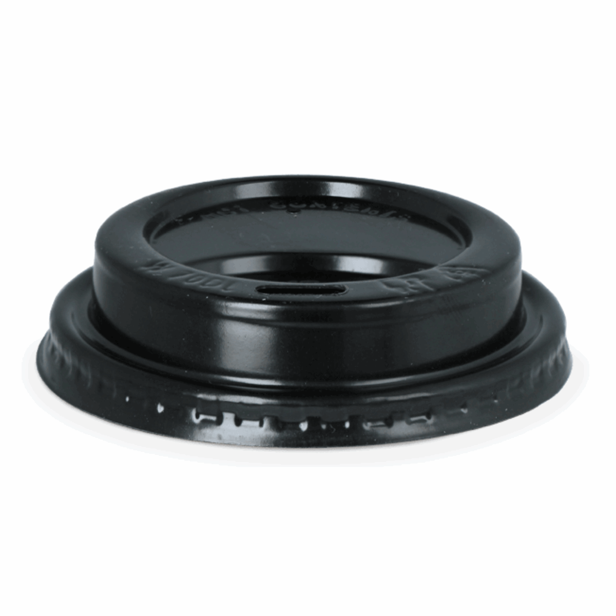 Couvercles pour tasses à café to go black 70mm (100 pièces)