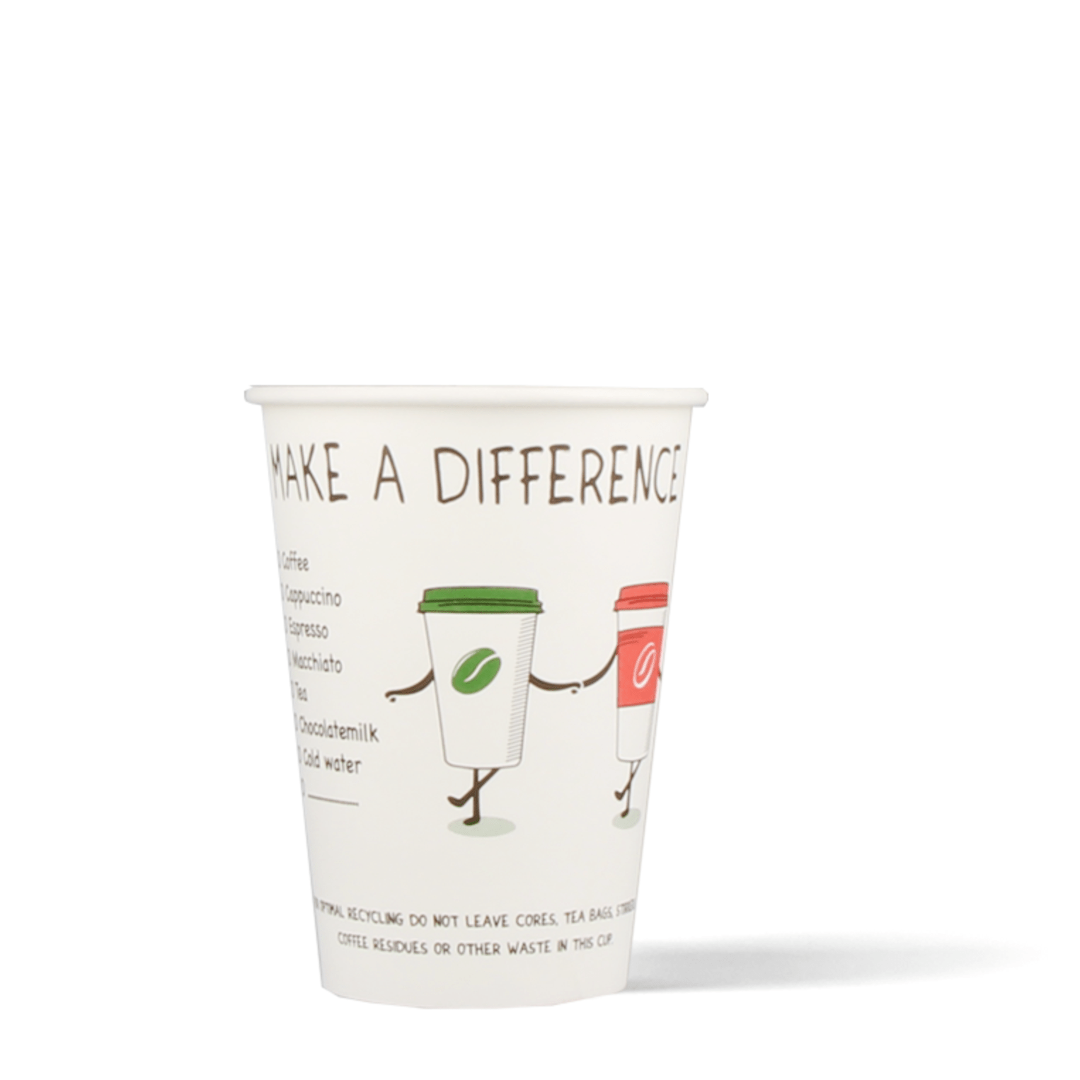 Tasse à café Make a Difference Low PE 180cc (2500 pièces)
