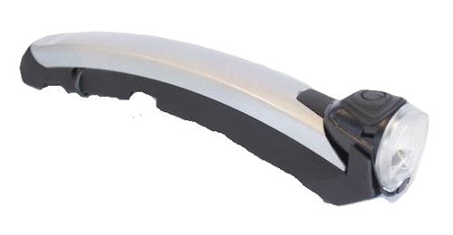Headlight Gazelle Fenderlight V2 Hub Dynamo - Silver Black