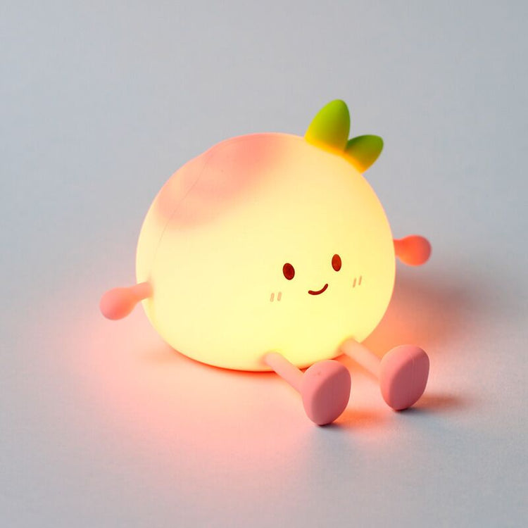 Support de téléphone pour veilleuse LED pêche Foodiemals