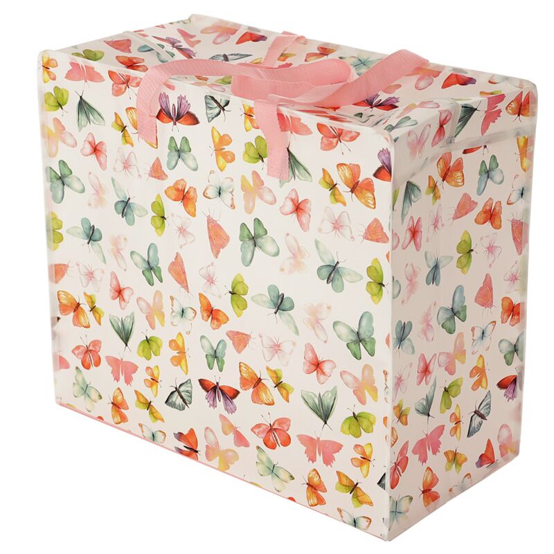 Butterflies - Sac de rangement du sac à linge avec fermeture éclair