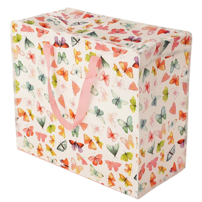 Butterflies - Sac de rangement du sac à linge avec fermeture éclair