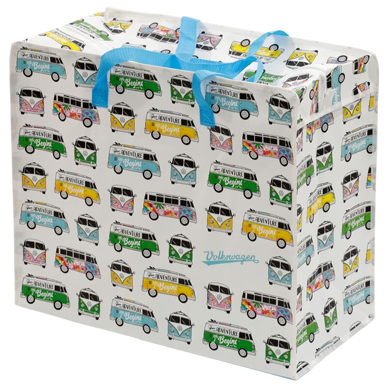 Volkswagen van VW T1 Surf Summer - Sac à laver Sac de rangement avec fermeture éclair