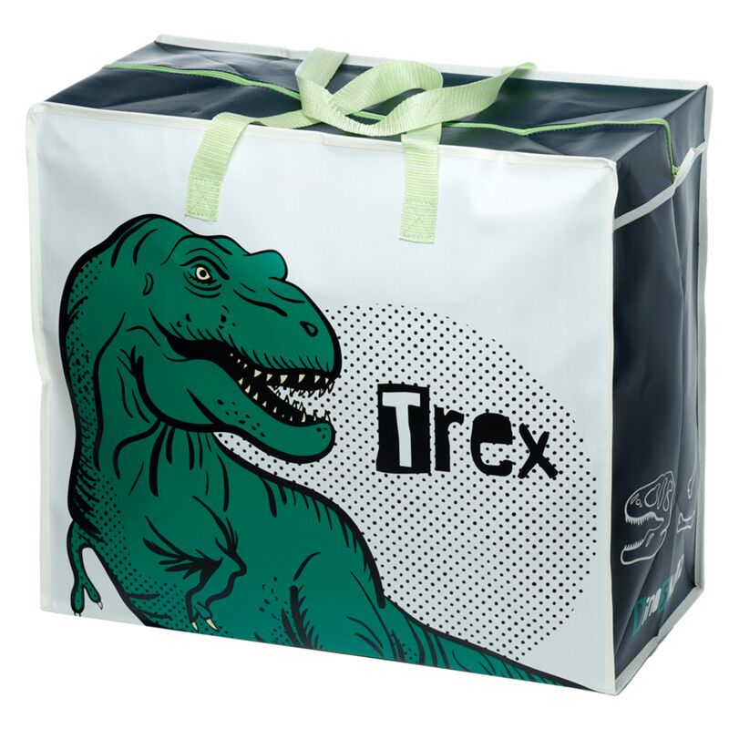 Dinosaurus - Sac à linge de sac de rangement avec fermeture éclair