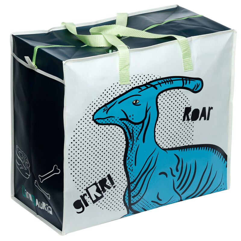Dinosaurus - Sac à linge de sac de rangement avec fermeture éclair