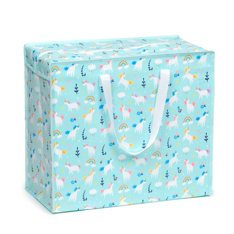 Sac de rangement à linge Unicorn Magic avec fermeture éclair