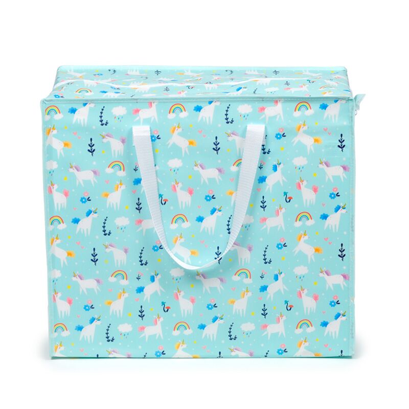 Sac de rangement à linge Unicorn Magic avec fermeture éclair