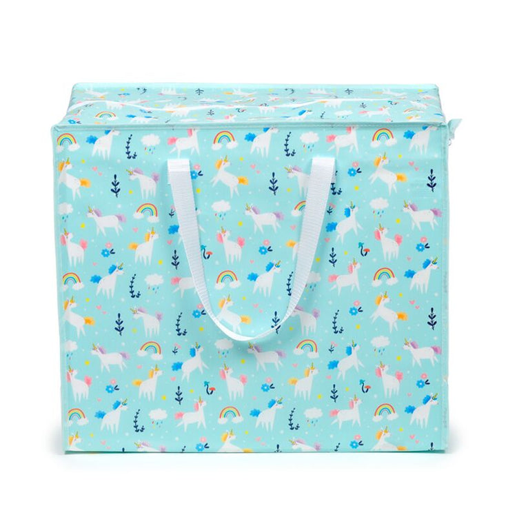 Sac de rangement à linge Unicorn Magic avec fermeture éclair