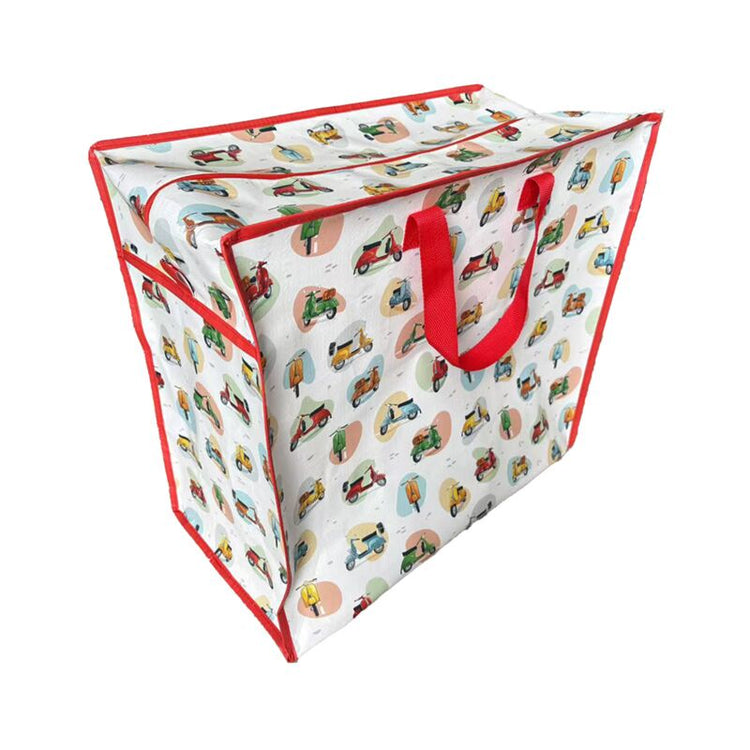 Sac de rangement pour sac à linge scooter avec fermeture éclair
