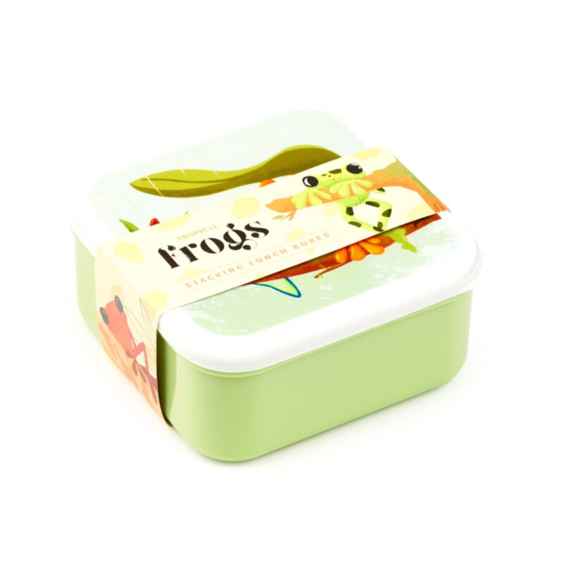 Set 3 Lunch Box M L XL Tropical tree frog