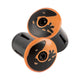 Bouchons de guidoline dsp peaux de lézard - mandarine