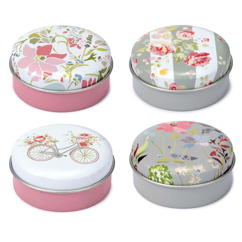 Julie Dodsworth Pink Floral Design Balm en Can