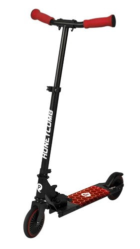 QPlay Mini Step Alu Red pliable avec un éclairage LED