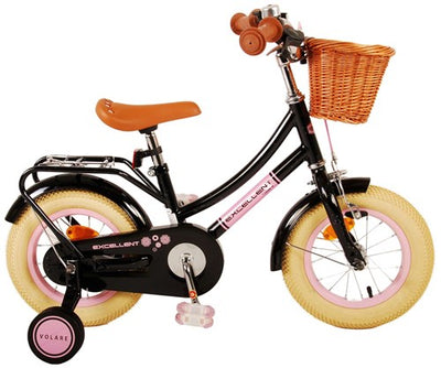 Volare Excellent vélo pour enfants - Girls - 12 pouces - noir