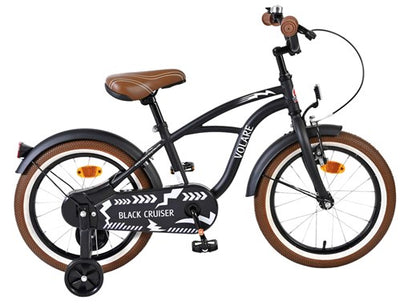 Yipeeh vélo 16 pouces noir cruiser 51646
