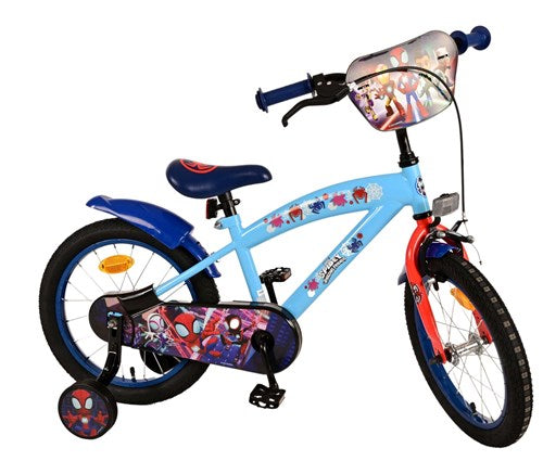 Spidey Children's Bike - Boys - 16 pouces - bleu