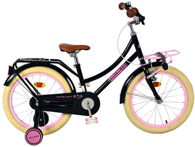 Excellent vélo pour enfants Volare - filles - 18 pouces - noir - assemblé à 95%