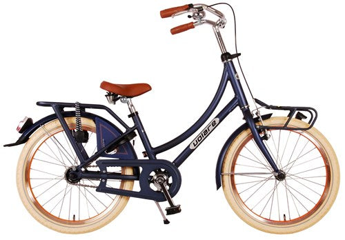 Volare OMA Classic Children's Bicycle - Girls - 20 pouces - Matt Blue