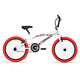 Tornado 20 pouces Freestyle Bike White Red Tires 200022