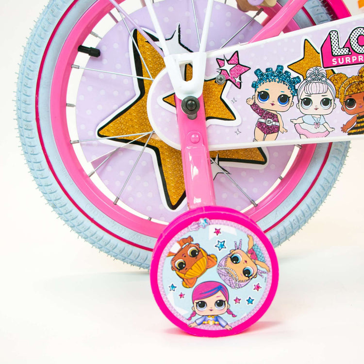 LOL surprise Bicycle pour enfants - filles - 16 pouces - rose - freins à deux mains