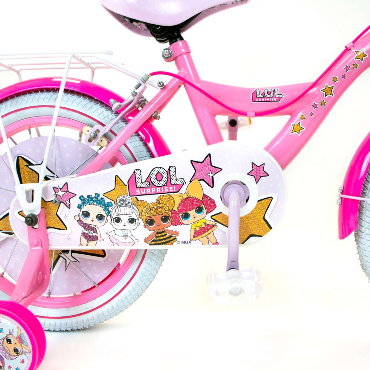 LOL surprise Bicycle pour enfants - filles - 16 pouces - rose - freins à deux mains
