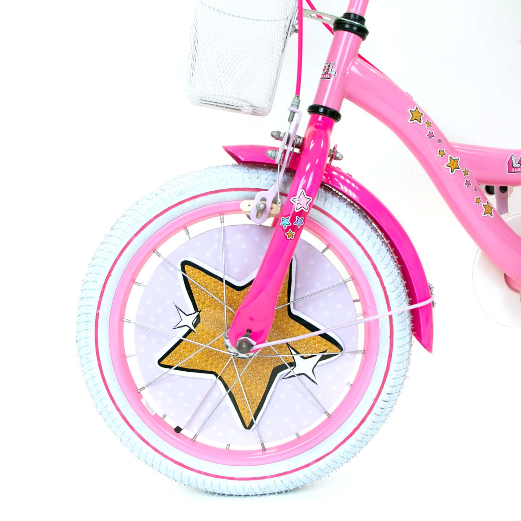 LOL surprise Bicycle pour enfants - filles - 16 pouces - rose - freins à deux mains