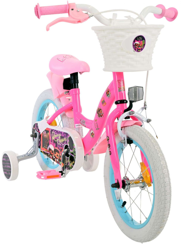 Lol surprise enfants vélo filles 14 pouces rose