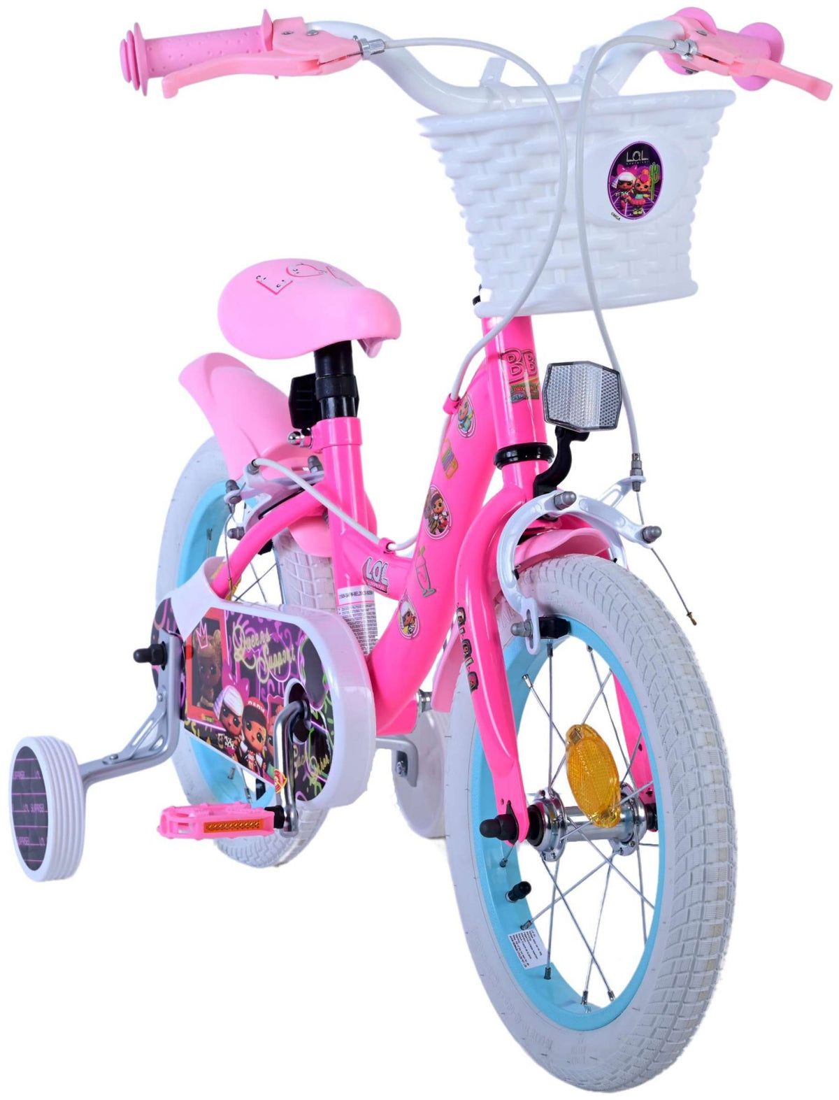 Lol Surprise Kids Bike Girls 14 pouces Pink Two Hand freins