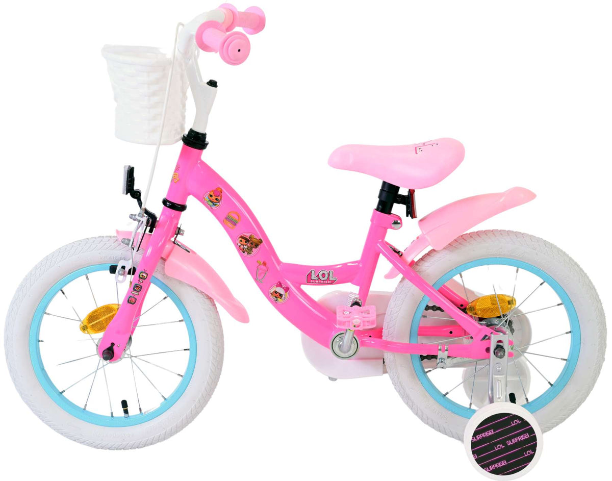 Lol surprise enfants vélo filles 14 pouces rose