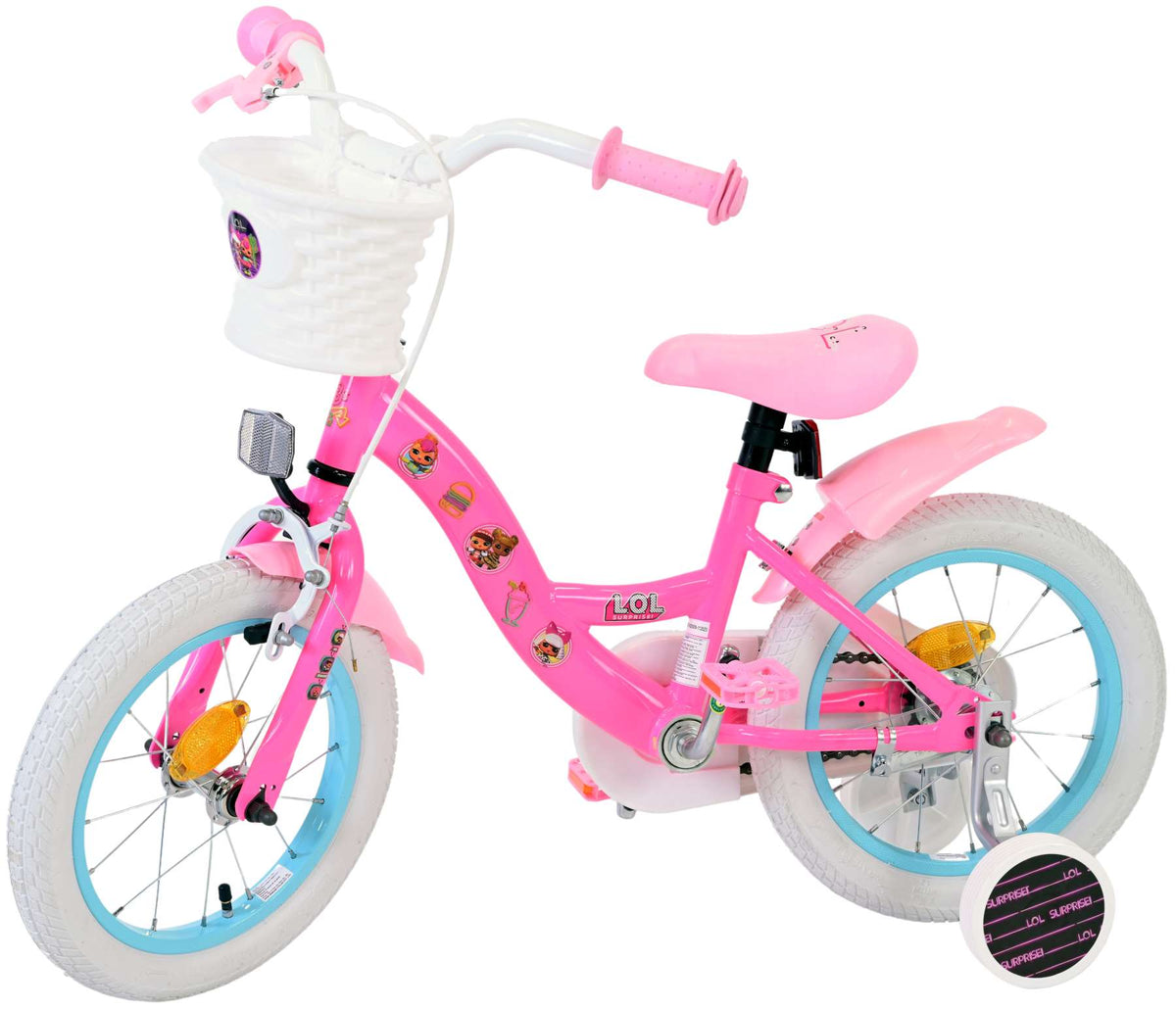 Lol surprise enfants vélo filles 14 pouces rose