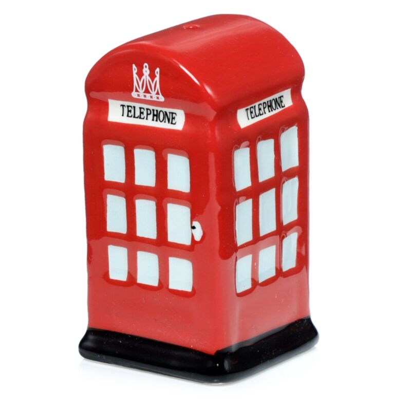 London Letter Box Téléphone Poivre et ensemble de sel