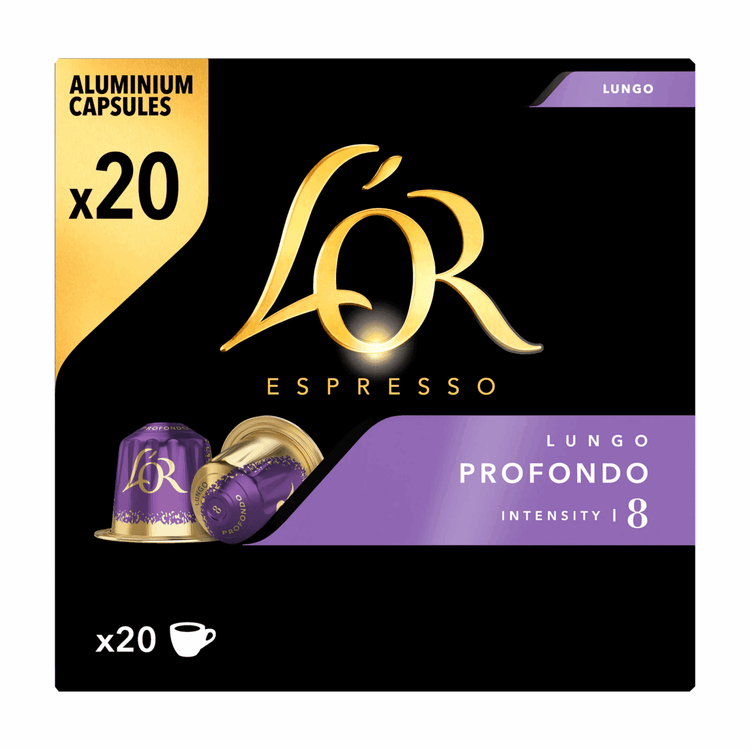 L'or expresso longo profondo (20 tasses)