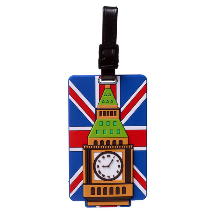 Étiquette juridique du drapeau britannique de Londres Big Ben PVC