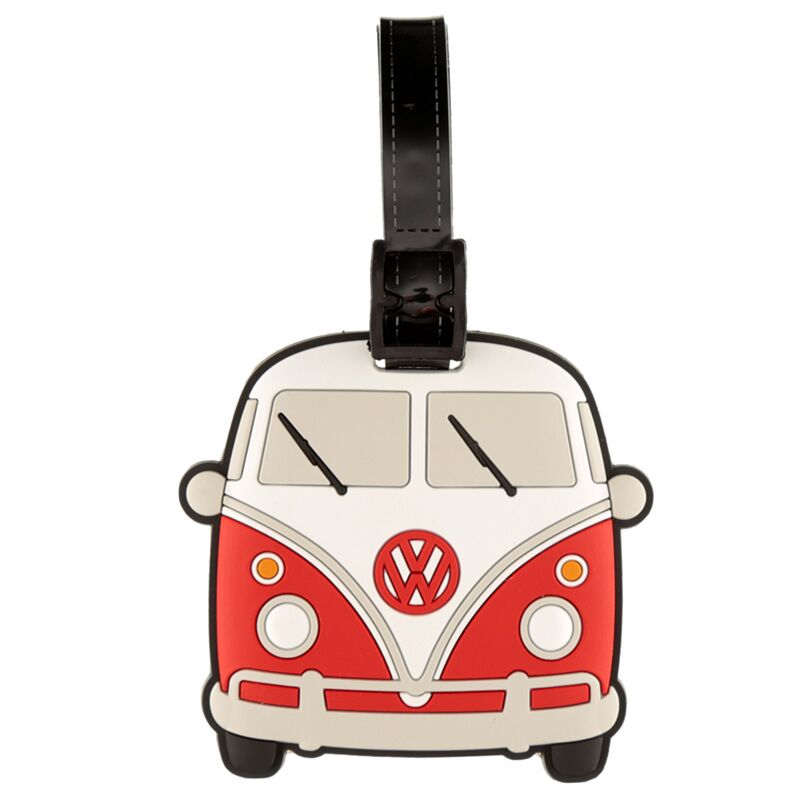 Volkswagen van VW T1 Red Pvc Label Label