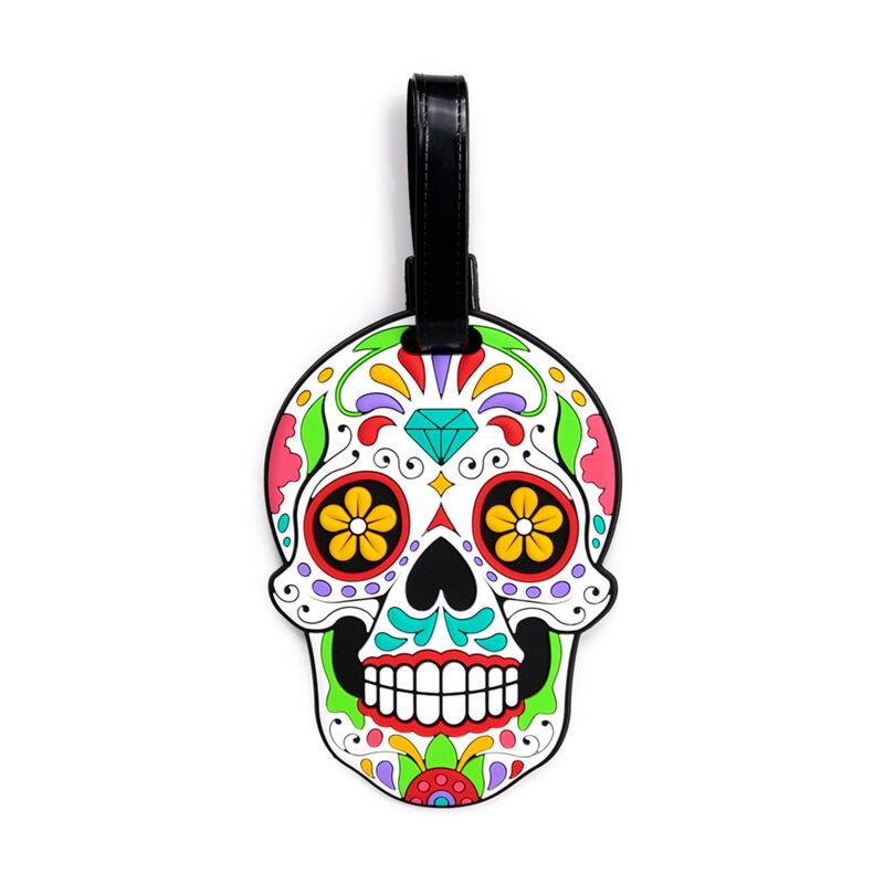 Étiquette de valise Slide de Los Muertos PVC