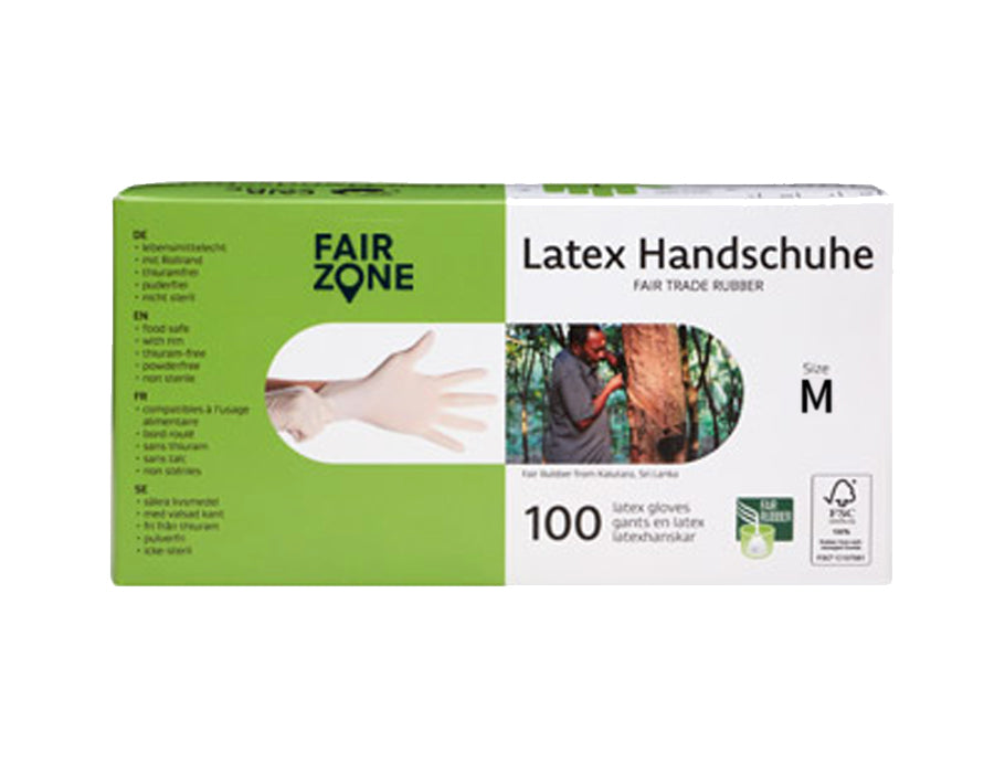 Gants de latex Fairzone 100 pièces