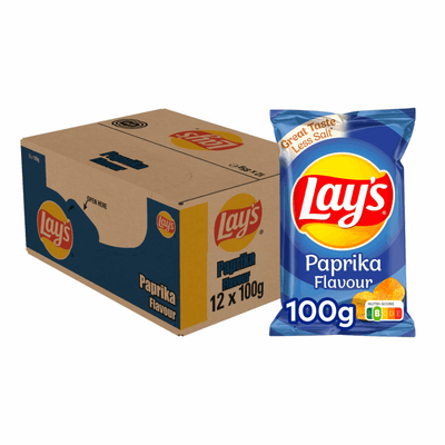 Lay's pose chips poivre (12x 100g)