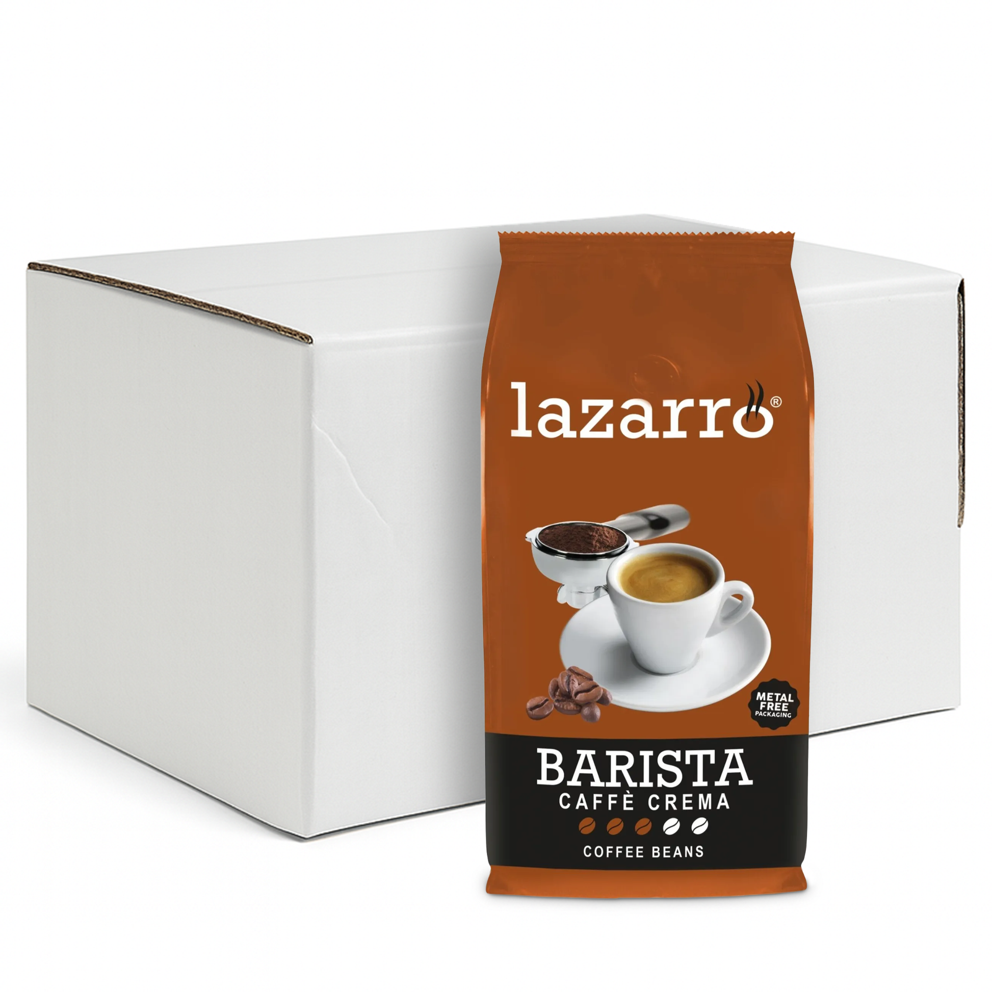 Café barista Lazarro (8x 1000gr)