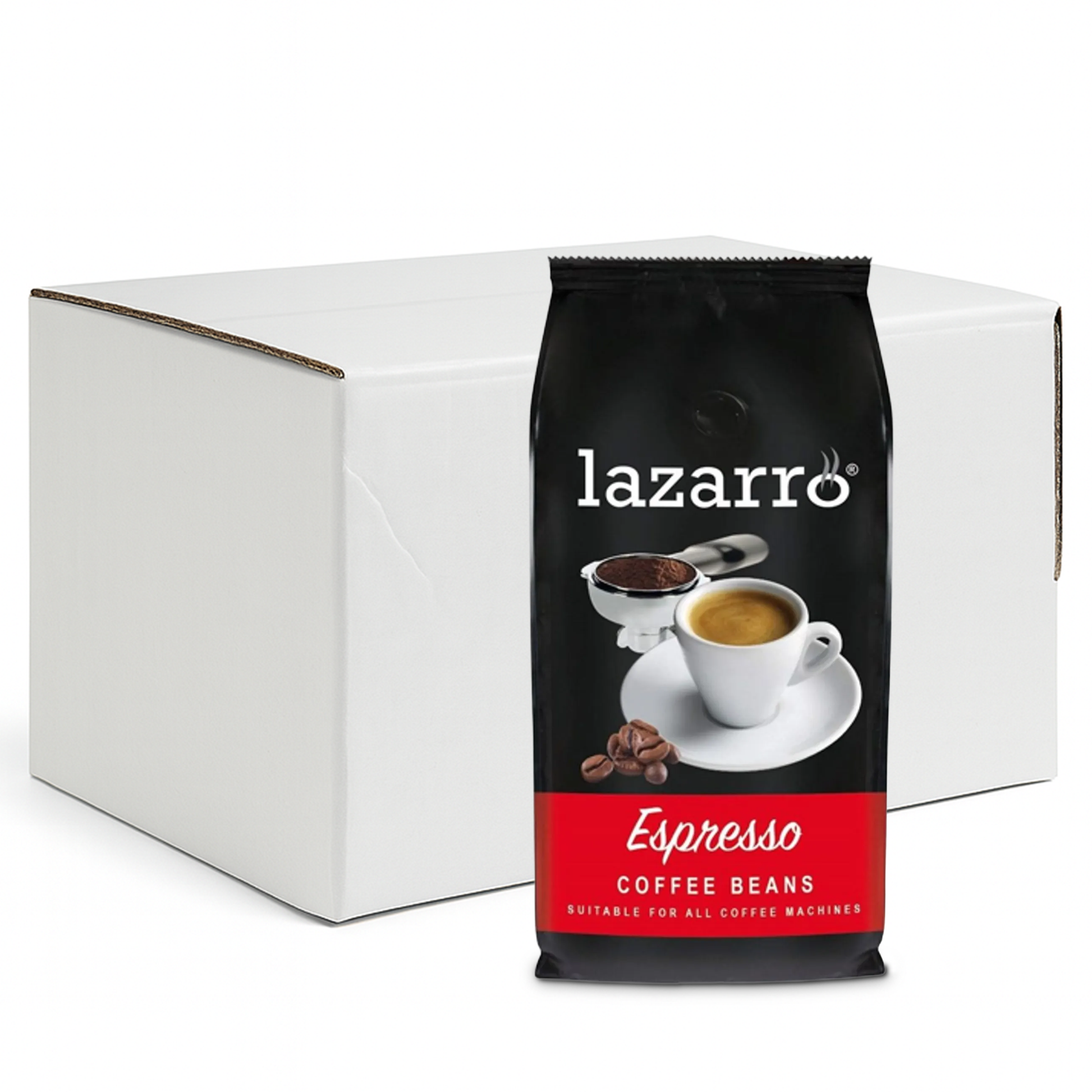 Grains d'espresso Lazarro (8x 1kg)