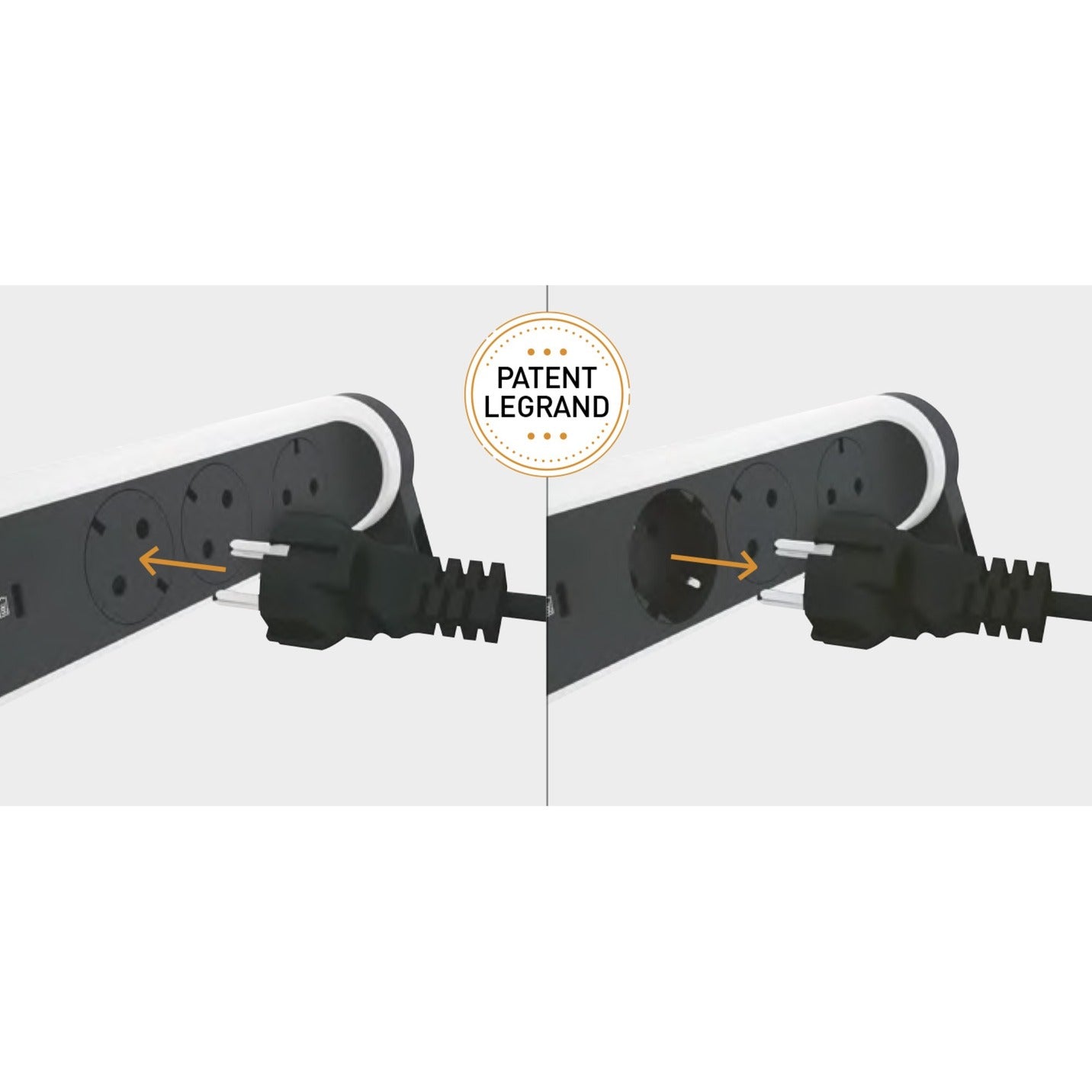 Legrand montable et rotatif multiple conta premium